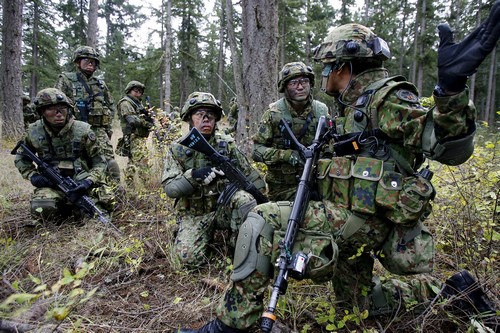 Japan powerful military countries