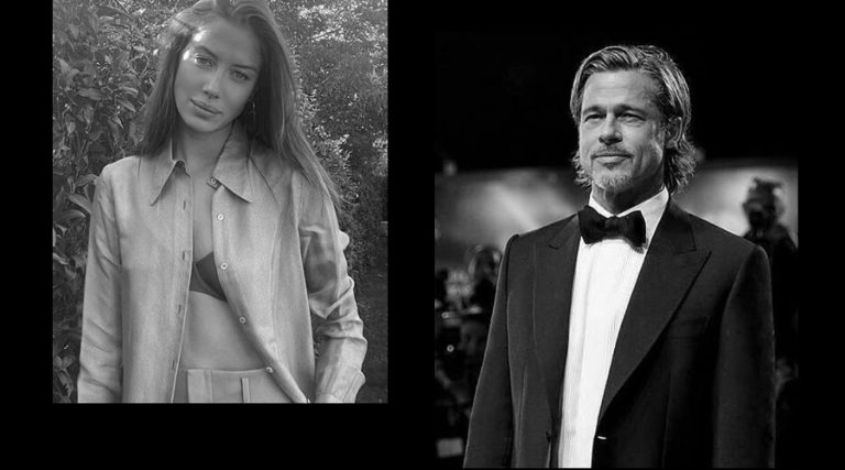 Brad Pitt and Nicole Poturalski