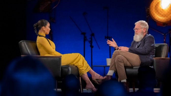 David Letterman Grilled Up Kim Kardashian For Standing With Trump