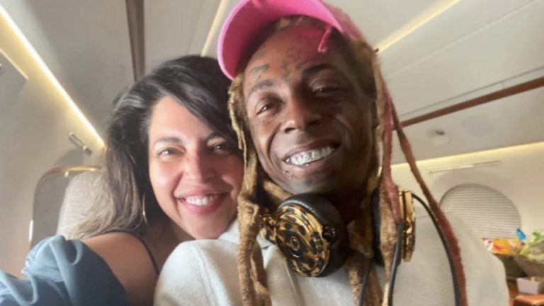 Lil Wayne and Denise Bidot