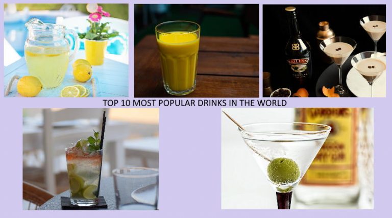 TOP 10 MOST POPULAR DRINKS IN THE WORLD