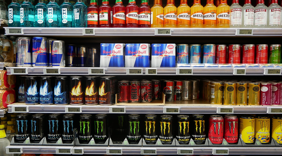 energy drinks-10th most consumed drink