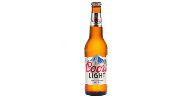 Coors Light- 3rd- Most Popular Beers in America