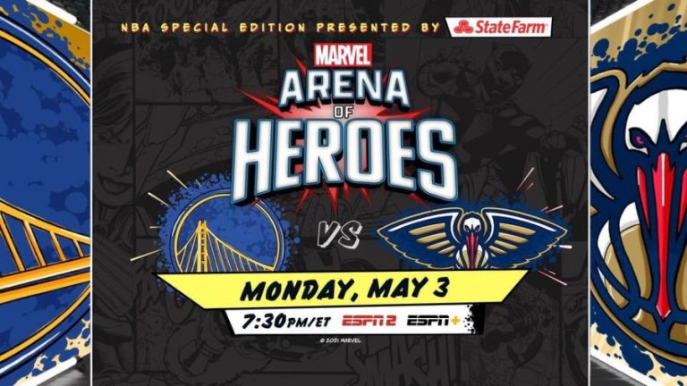 Avenger Themed NBA Broadcast