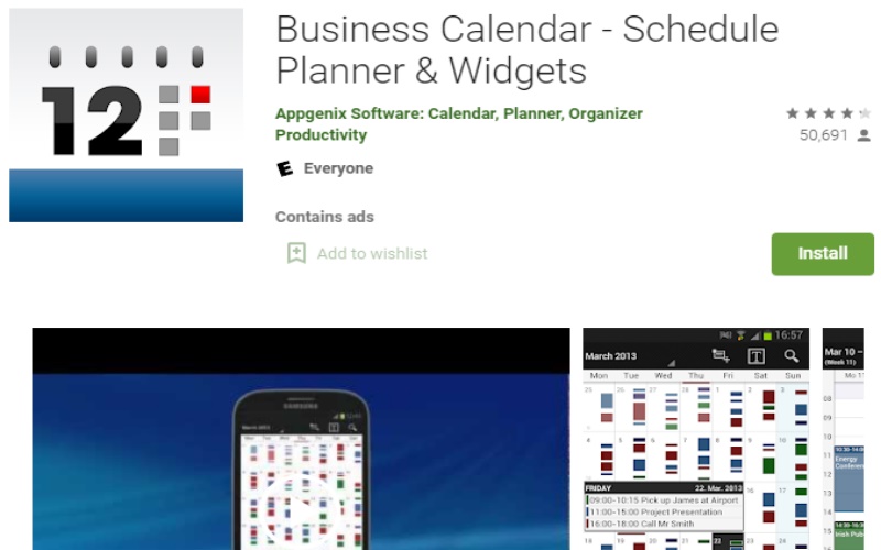 Business Calendar