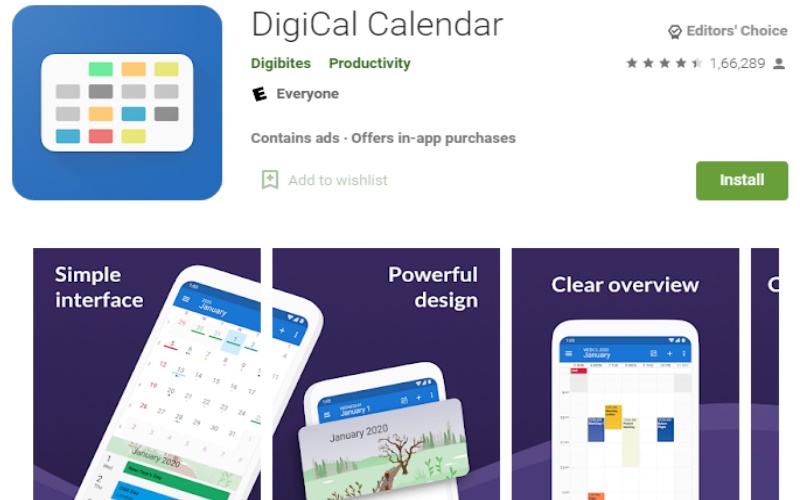 DigiCal Calendar