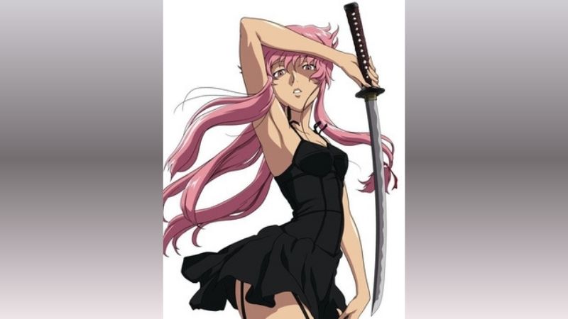 Yuno Gasai-11th- Best Female Anime Characters of All Time